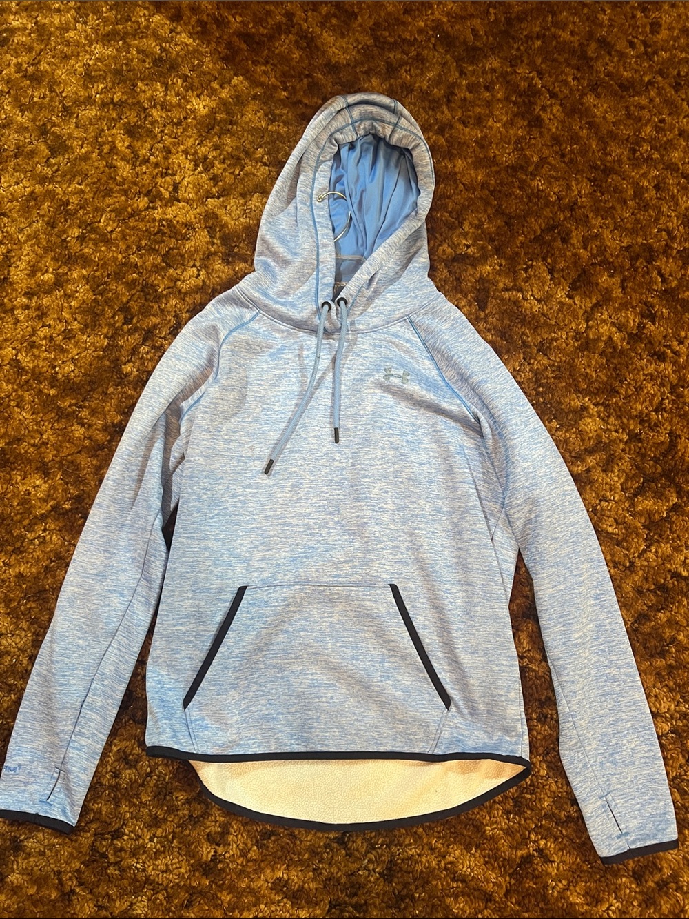 Light Blue Performance Hoodie Sweater